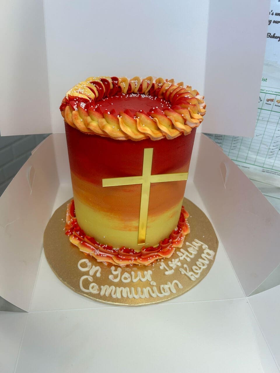 Ombre Cake design buy online for special occasions custom cake Doreens Bakery Athboy Meath