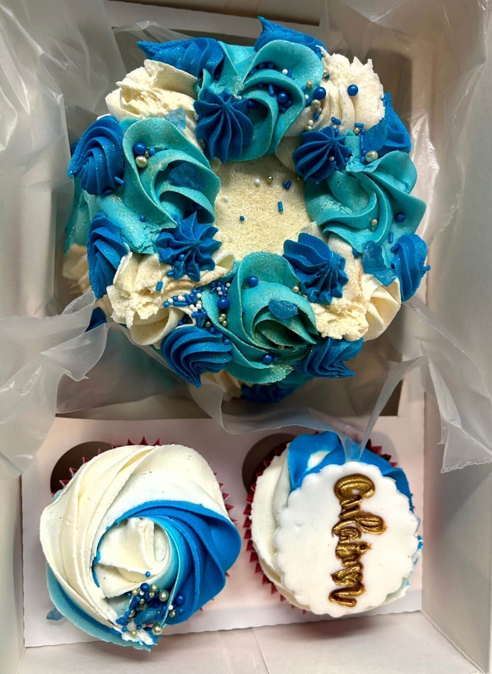bento box 3 cake and cupcake combo Doreens Bakery Athboy Meath Ireland