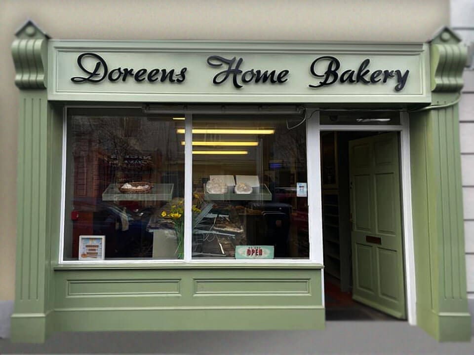 Doreens Home Bakery Shop Front outside our shop in Athboy Co Meath Ireland 2
